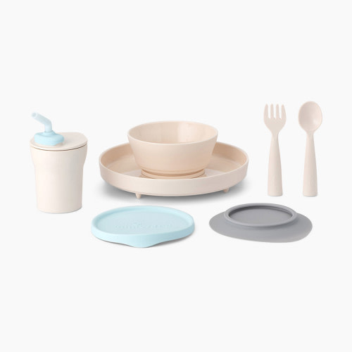 Miniware Little Foodie All-in-One Gift Set - Vanilla + Aqua