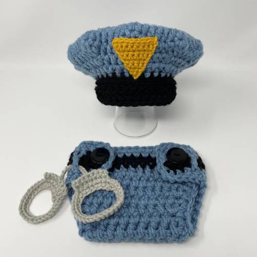 Baby State Trooper Outfit - Police Officer Baby - Deputy Sheriff - Baby Police Outfit - Baby Police - State Trooper - Bow