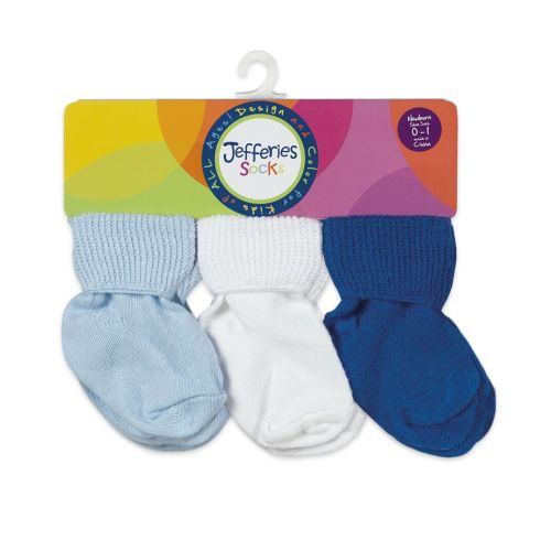 Jefferies Socks Baby Classic Bootie Turn Cuff Socks 6 Pair