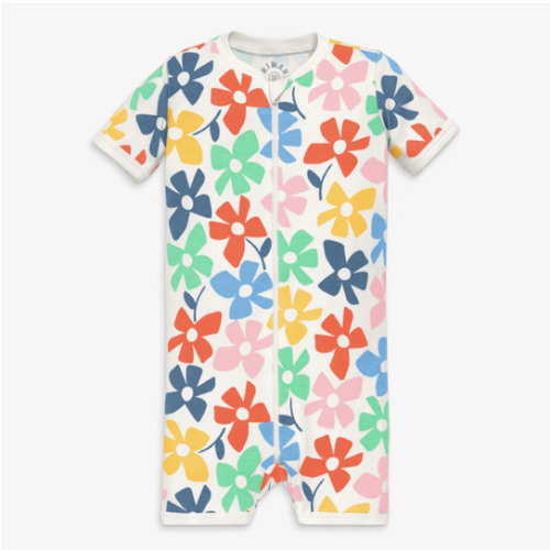 Baby organic zip shortie