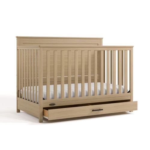 Graco Tristan 5-in-1 Convertible Crib with Drawer - Driftwood