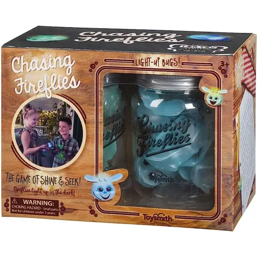 Toysmith Chasing Fireflies Kids Game - The Game of Shine & Seek - Interactive Games for Kids - Indoor & Outdoor Game - for Ages 3+, Blue,Green