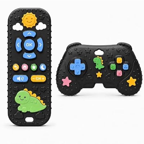 Baby Teething Toys Remote Control & Game Controller 3-12 Months