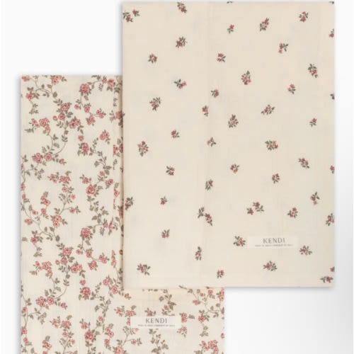 2-Pack Muslin Burp Cloths