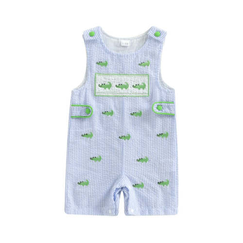 CROCODILE Summer Romper - Hazel & Bo