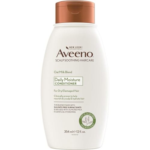 Aveeno Oat Milk Blend Moisturizing Conditioner, Ultra-Hydrating, for Dry, Damaged Hair, 12 fl oz