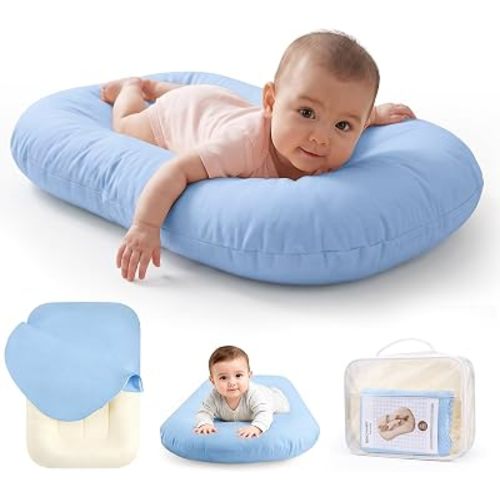 Baby Lounger 0-12 Months, Portable Infant Support Cushion- CPSC Certified