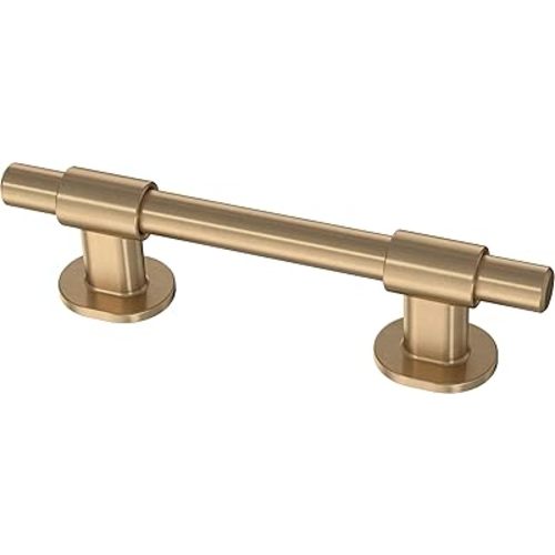 Franklin Brass 5 Pack Champagne Bronze Gold Cabinet Handles Adjustable Drawer Pulls for Kitchen Cabinet Knobs Dressers and Cupboards Fits 1-3/8 to 4 Inch (35–102mm) Hole Center | Adjusta-Pull™