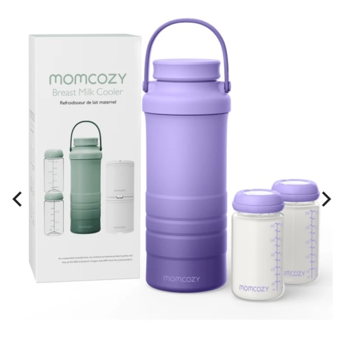 Momcozy Portable Breast Milk Cooler | 22oz Capacity for Traveling