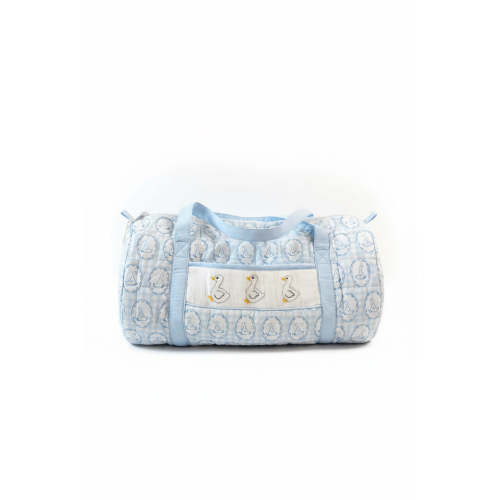 Carson and Friends Silly Goose Blue Smocked Duffel