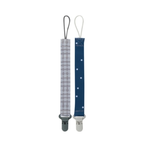 Cloth Pacifier Clip (2 Pack)