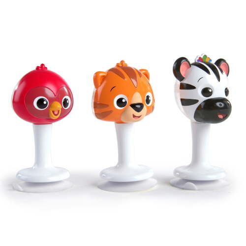 Baby Einstein Rattle & Jingle Trio Take-Along Toy Musical Rattle Set, Ages 6 months +