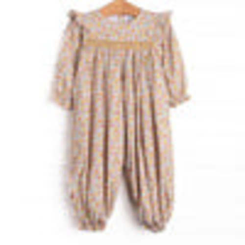 Golden Garden Smocked Romper, Yellow – Stitchy Fish