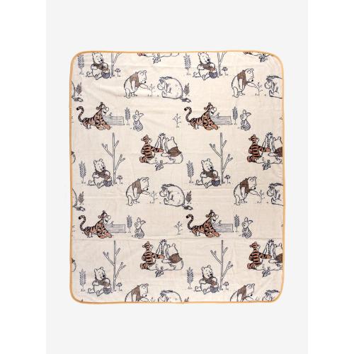 Disney Winnie the Pooh Friends Hundred Acre Wood Throw — BoxLunch Exclusive