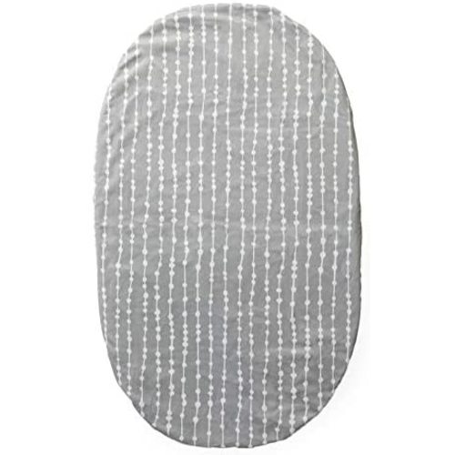 4moms mamaRoo Sleep Waterproof Bassinet Sheet - Beads, Grey