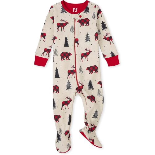 The Children’s Place Family Matching, Christmas and Holiday Pajama Sets, Cotton