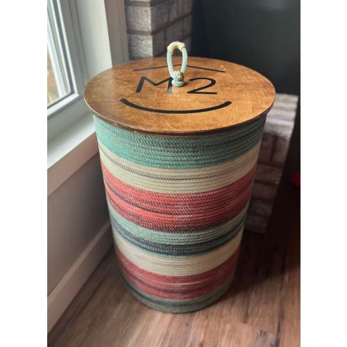 CUSTOM Lariat Rope Standard Size Hamper 13'' sold by The Dapper Details | SKU 2692576753 | Printerval
