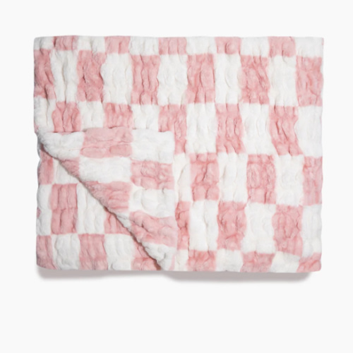 Pink Check – Lola Blankets