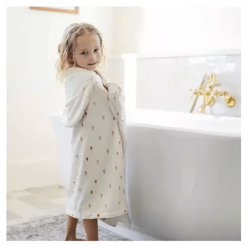 Brands We Love Hooded Towel in Ice Cream by Janie and Jack