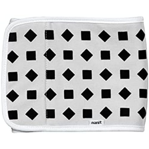 Nanit Breathing Wear Band – Works with Nanit Pro Baby Monitor to Track Breathing Motion Sensor-Free, Like Your Hand On Their Heart From Anywhere, 100% Cotton, Size Large, 3-24 Months, Pebble Grey