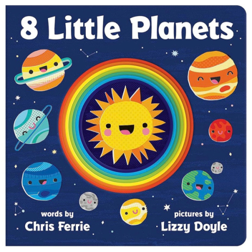 8 Little Planets: A Solar System Book for Kids with Unique Planet Cutouts