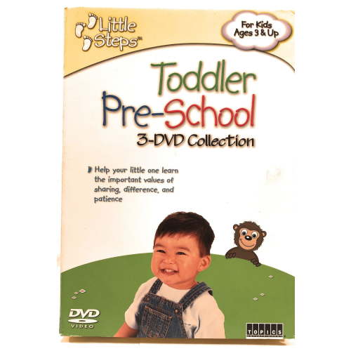 Little Steps Toddler Pre-School (Collection of 3 DVD's) - A Tale of Sharing + A Tale of Difference + A Tale of Patience