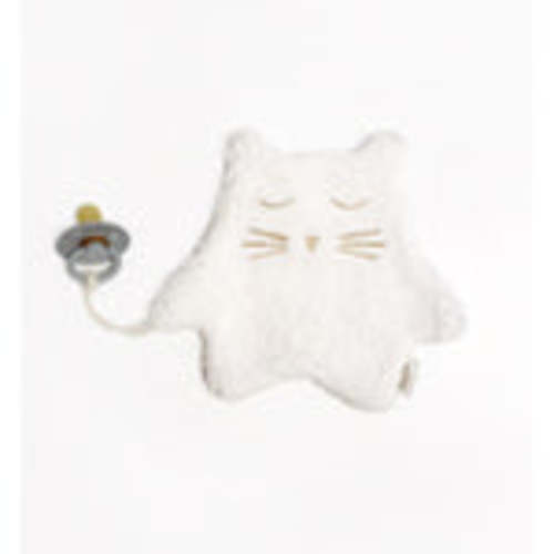 PACIFIER HOLDER | CUDDLY TOY KITTEN ECRU – Cozy Nursery