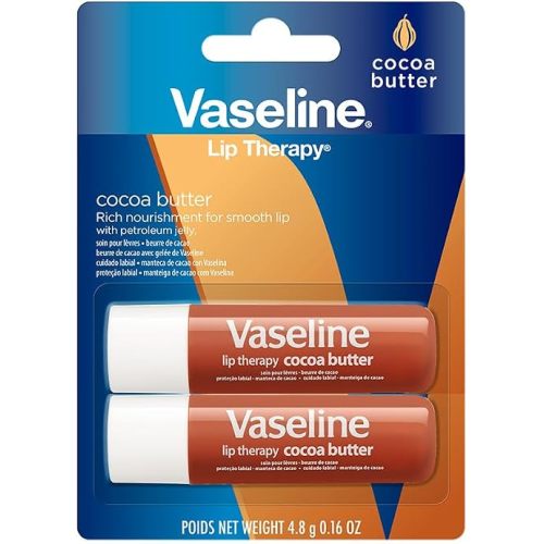 Vaseline Lip Therapy Cocoa Butter Twin Pack