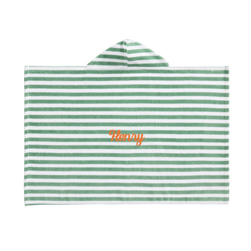 Mini Stripe Baby Beach Hooded Towel UPF 50+