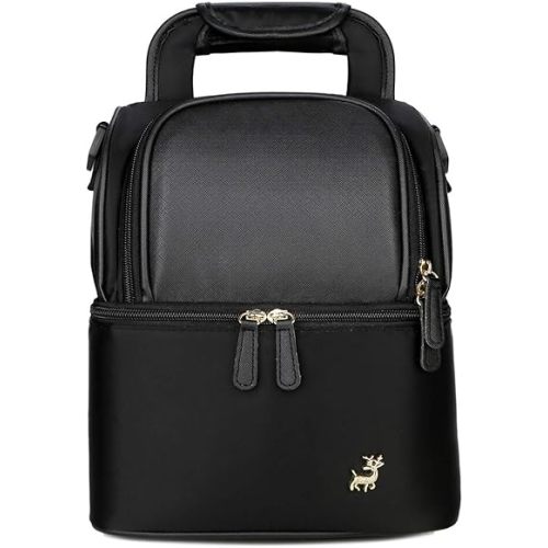 Meichoon Breast Milk Baby Bottle Cooler Bag/Waterproof Baby Milk Bag Freezer/Mommy Travel Backpack/Portable Thermal Insulated Lunch Box for Women Men Large Capacity Handbag