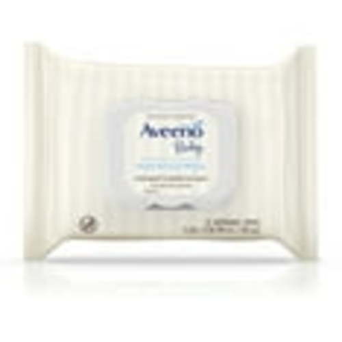 AVEENO Hand & Face Baby Wipes with Oat Extract 25 ea (Pack of 6)