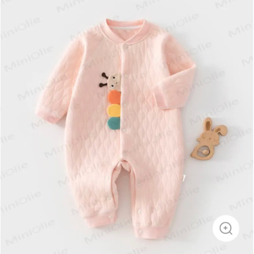 Baby Caterpillar Quilted Romper