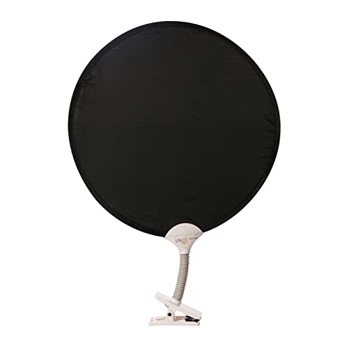 Dreambaby Clip-On Stroller Sunshade With Uv Indicator – Universal Design For Sun Protection On Strollers, Car Seats, Desks, And More | Stroller Shade Extender With UV Indicator - Universal Clip-on Design - Helps Provide Shade On The Go