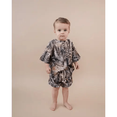 Shorts Set | Brown Camo