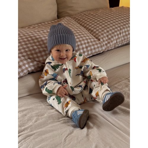 Dino Hoodie Jumpsuit - 6 mo