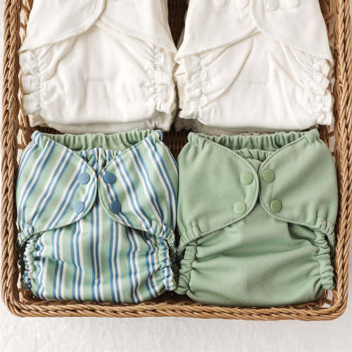 Organic Cloth Diaper Bundle Starter – Esembly