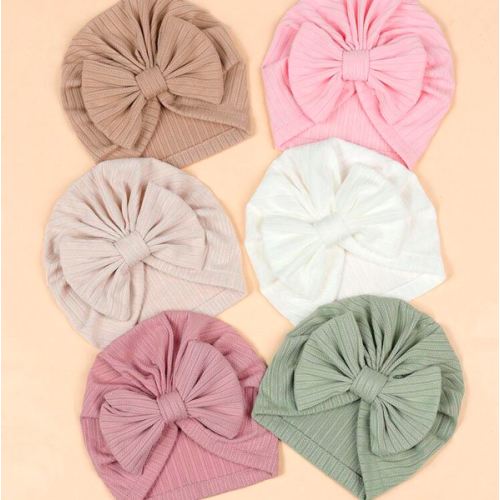 (6pcs/Pack) Bowknot Infant Beanie Soft Baby Hat For All Seasons | SHEIN USA