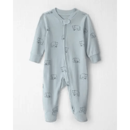 Baby Organic Cotton Sleep & Play Pajamas in Winter Bears - Little Planet | Carter's