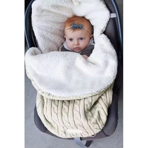 Baby Car Seat/Strollers Footmuff – Warm Plush Winter Cover for Infants