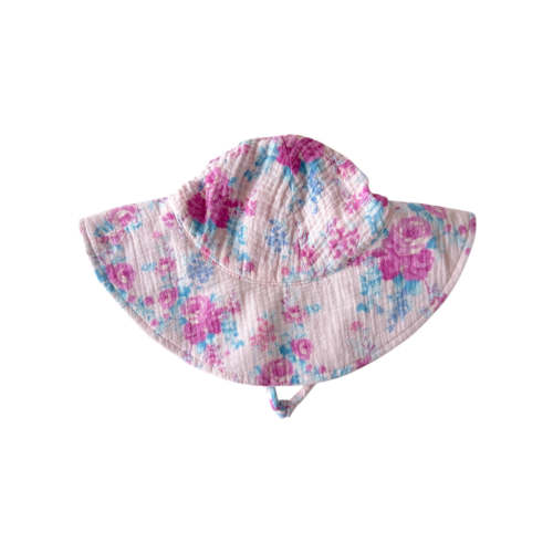 Muslin Wide Brim Sunhat, Garden Secrets