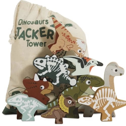 Jurassic Stacking Dinosaurs & Bag
