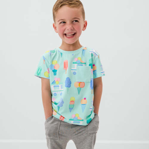 Sweet Scoops Relaxed Pocket Tee – Little Sleepies