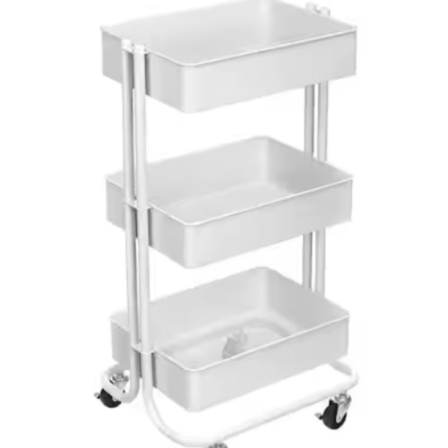 Lexington 3-Tier Rolling Cart by Simply Tidy®, Color: White | Michaels