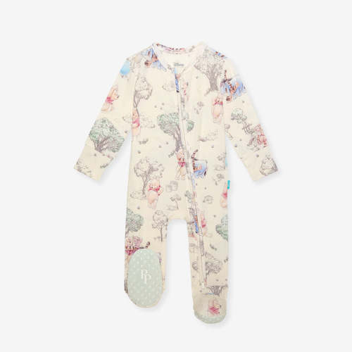 Disney Hundred Acre Wood Footie Zippered One Piece