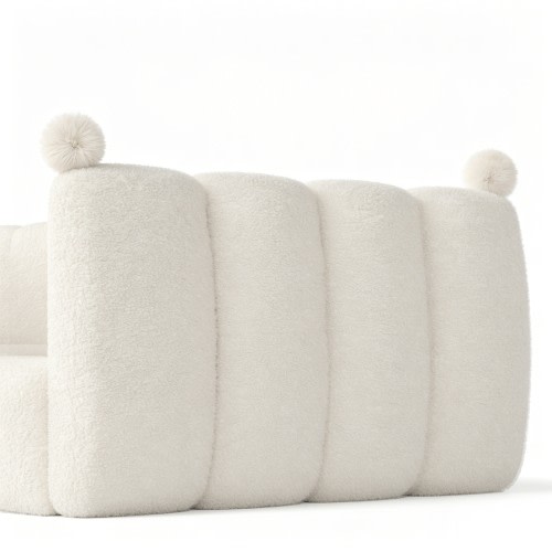 Soft Upholstered Floor Bed, Montessori Floor Bed with Full Surround Safety Rails