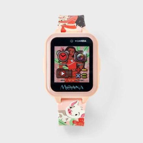 Disney Girls' Moana Light Up Interactive Watch - Light Pink