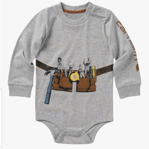 Baby Boys' Carhartt Toolbelt Long Sleeve Onesie