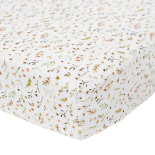 Organic Cotton Muslin Crib Sheet