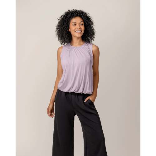 Piper Bubble Hem Nursing Tank | Lavender Mist - Kindred Bravely