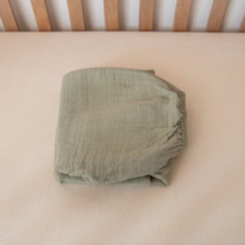 Naturepedic Organic Breathable Muslin Crib Sheets - Forest Canopy
